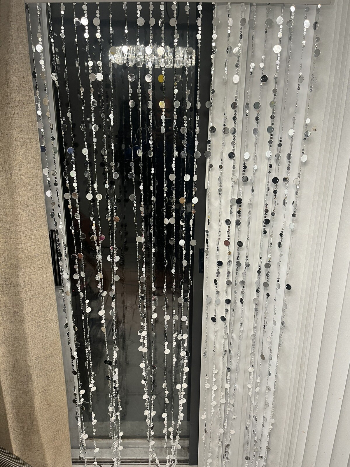 Curtain Simply Elegant Bubbles Beaded