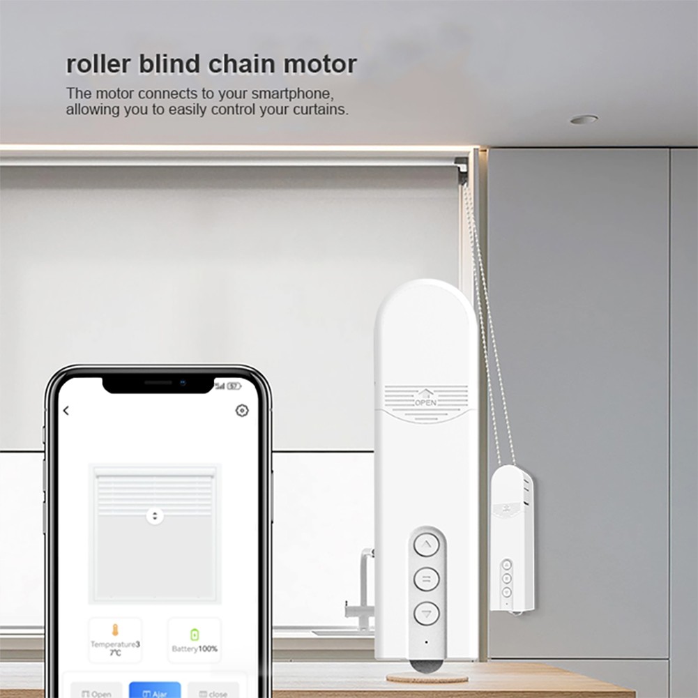 Smart Curtains with Bluetooth Remote Control, Electric Curtain Moto4274