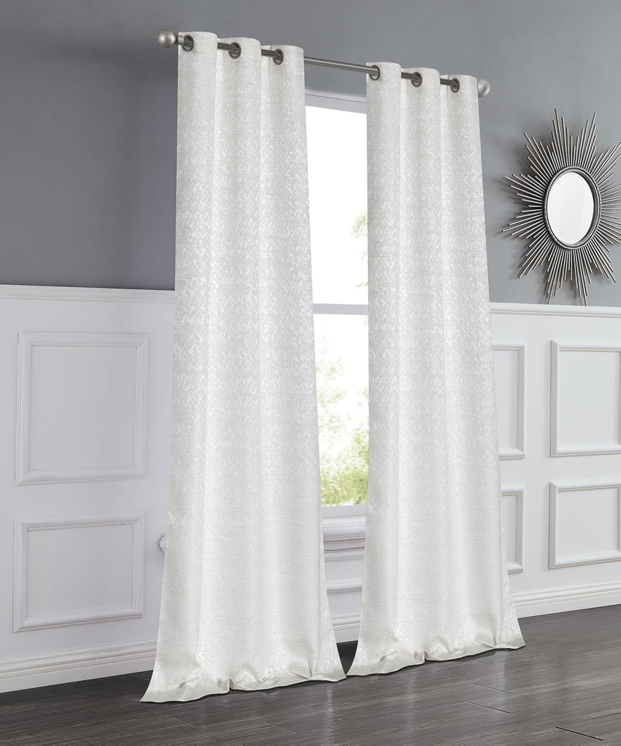 Room Darkening Curtains for Bedroom & Living Room, 2 Panel Set, 38″ X 84″ (76″ W
