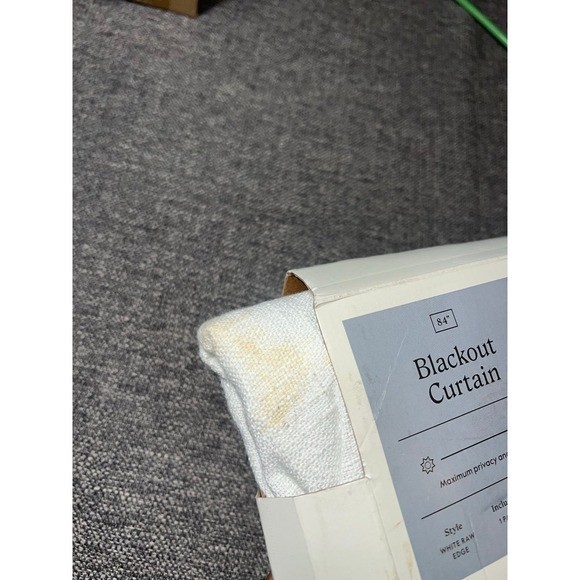 1 PANEL—Threshold Curtain Panel 84 “L Raw Edge
