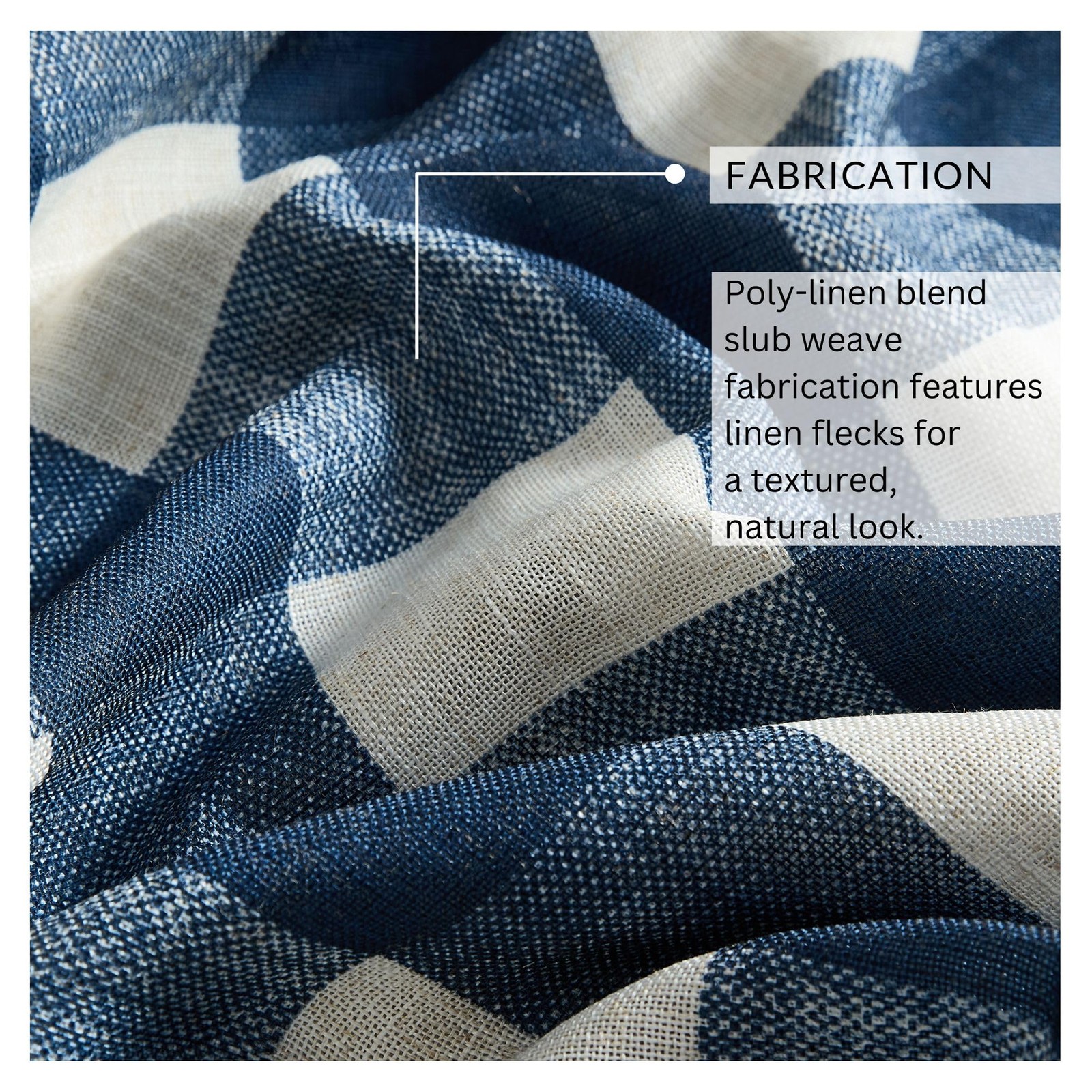 Threadmade Grainger Buffalo Check Blackout Window – 52 W X 108 L