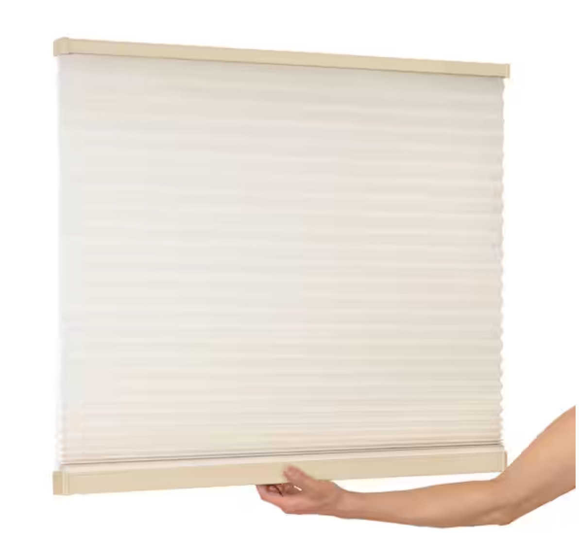 Home Decorator Coll. Cordless Cellular Shade Light Filter Parchment & CUSTOM