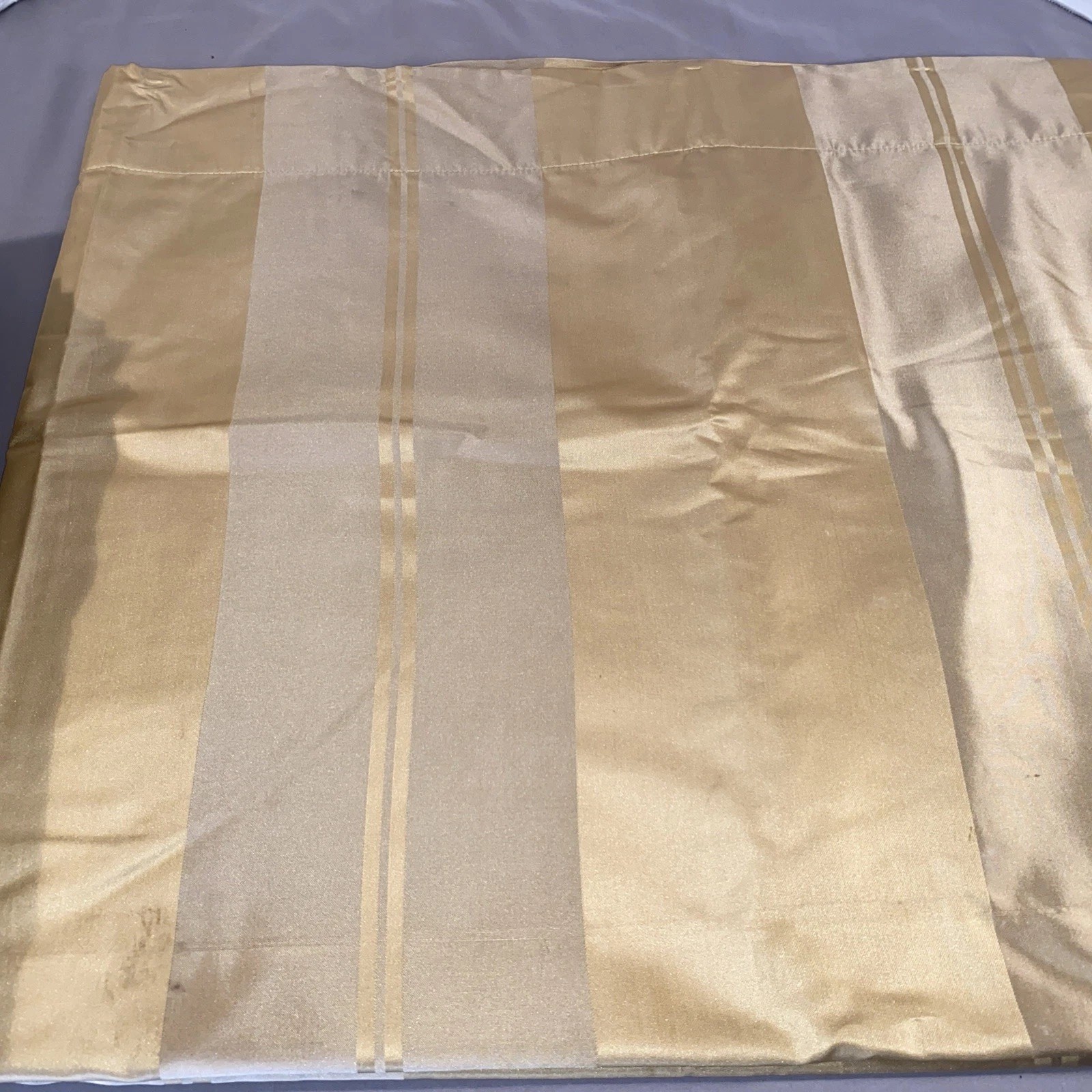 6 Panels Restoration Hardware Gold 100% INDIA SILK Curtains Drapes 51X84” Lined