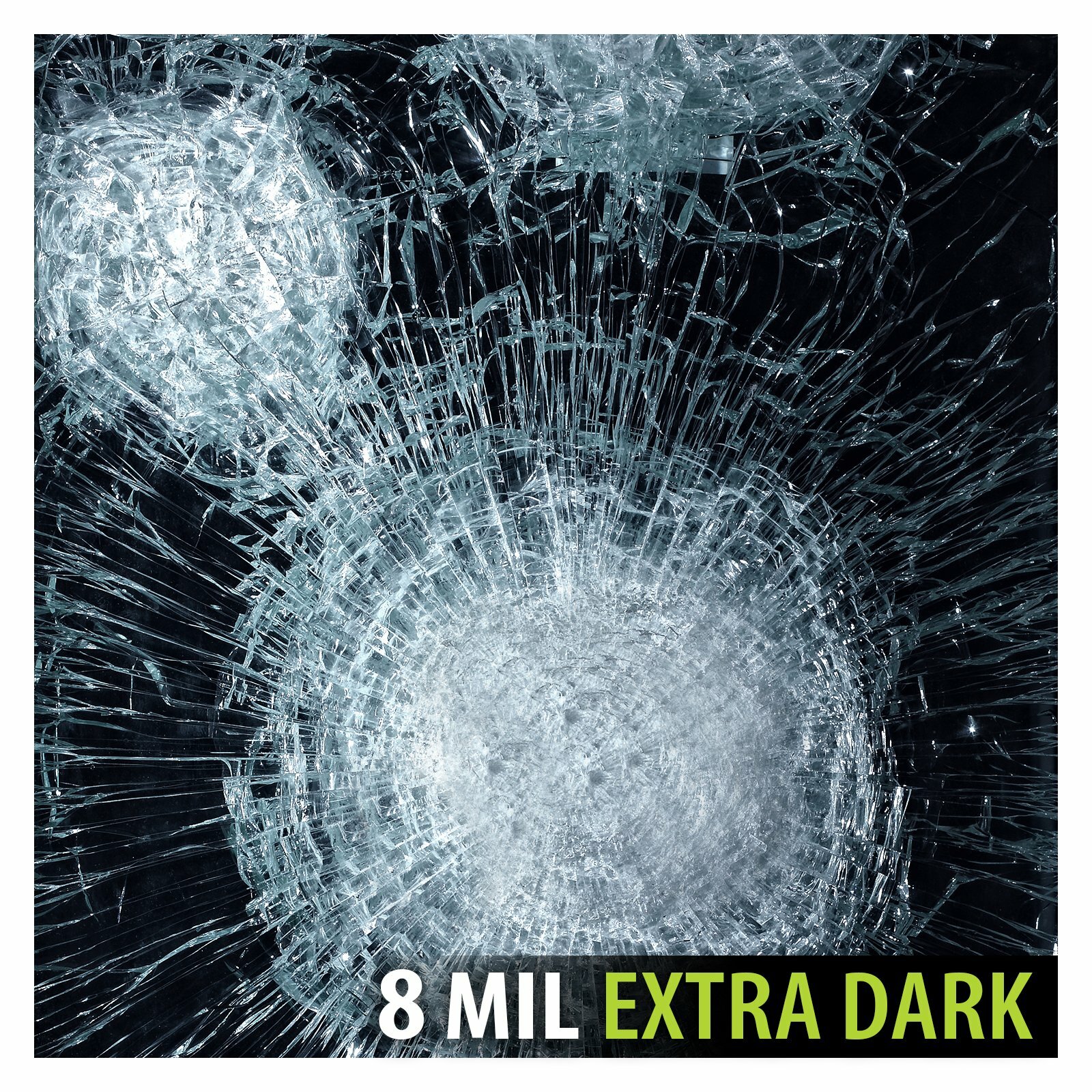 BDF S8MB05 Window Film Security and Daytime Privacy 8 Mil Black 5 (Very Dark)