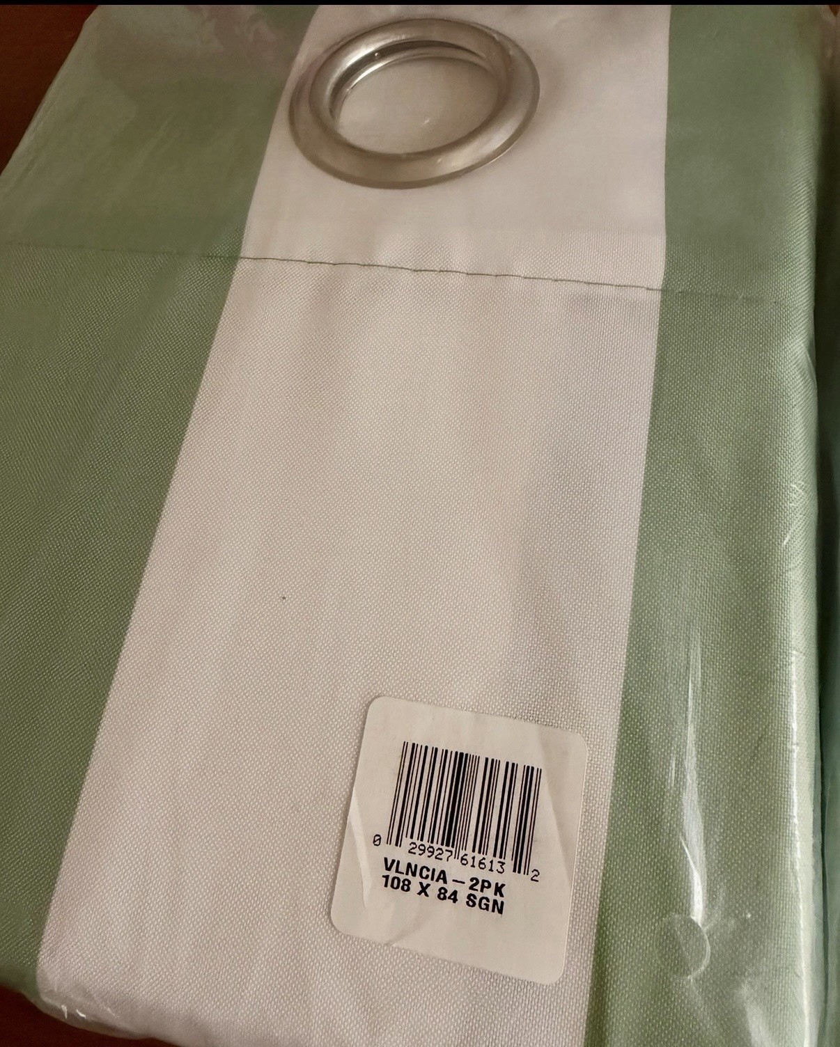 Outside Green Stripe Curtain Panels – Set Of 4 Panels Total NEW