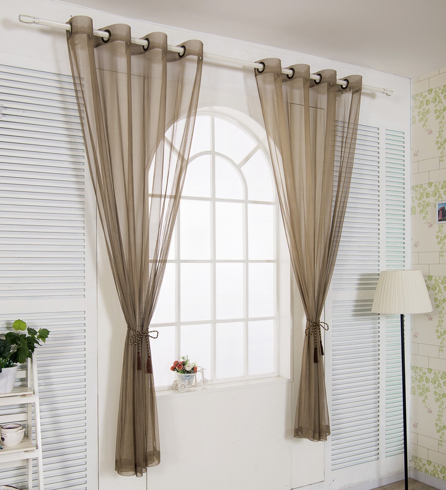 Faraday shielding light-transmitting curtain EMF & RF Protection 1 Panel