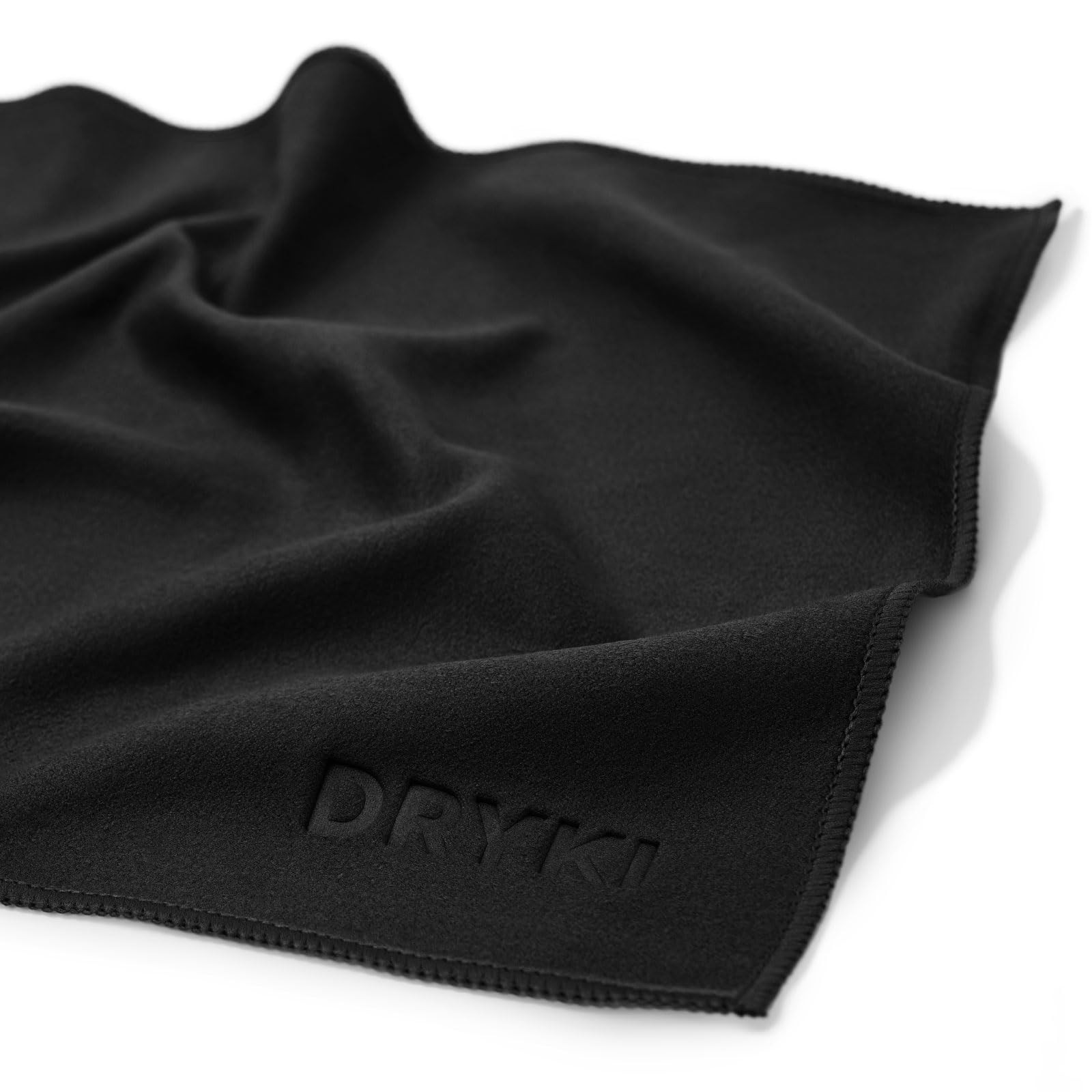 DRYKI Sweat Absorbing Handkerchiefs – The Original 10″ x 10″, *Black: 5 Pack