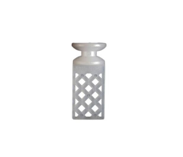 SEW IN BUTTON DRAPERY SLIDE WHITE #7118 25 pack