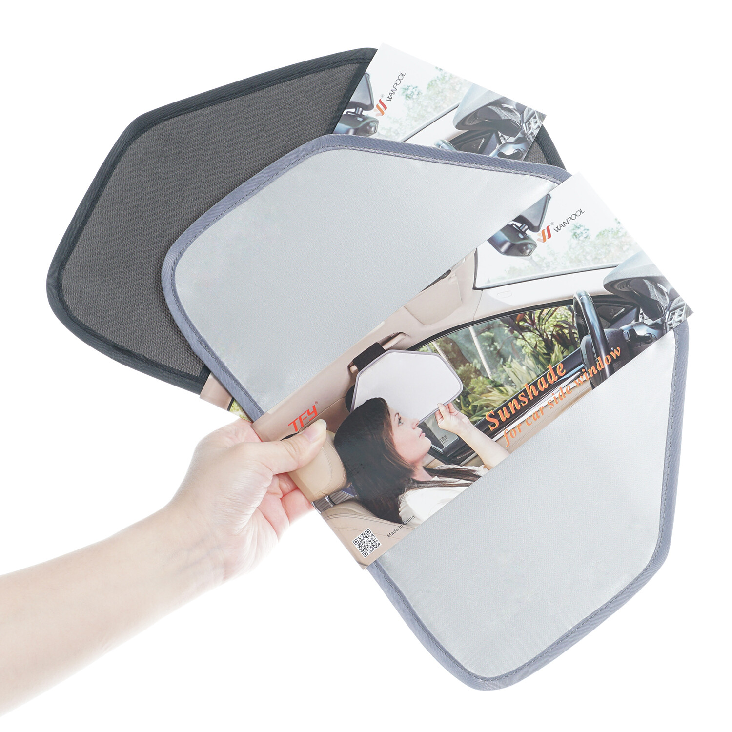 Side Window Sun Visor Sunshade for Car Roof Handles for Driver or Passenger