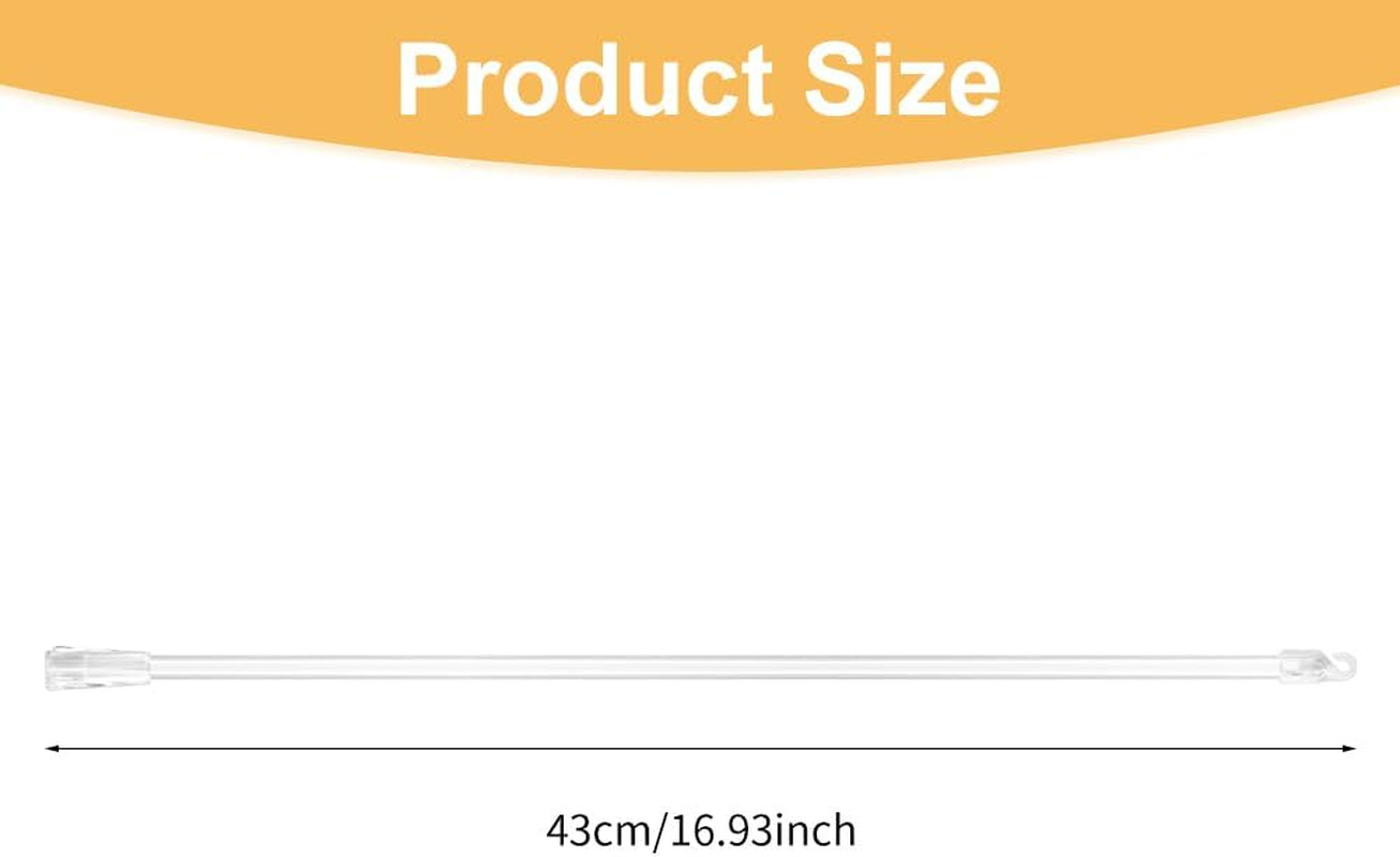 17 Inches 2 Pieces Blind Wand, Vertical Blinds Free Size, as Picture Show