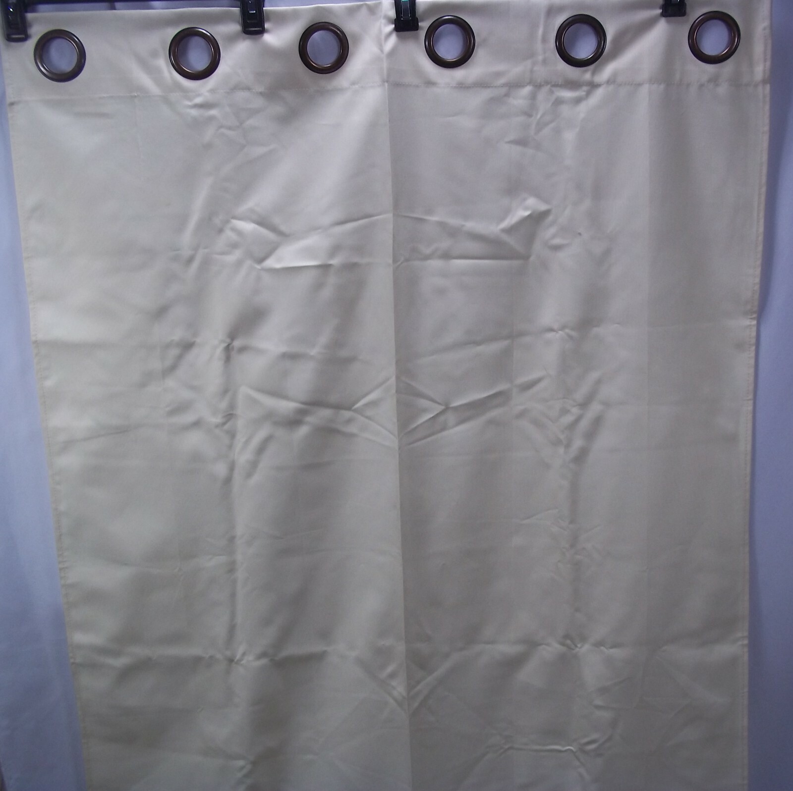 Unbranded Beige 6 Grommet Curtain Single Panel 36″x 82″
