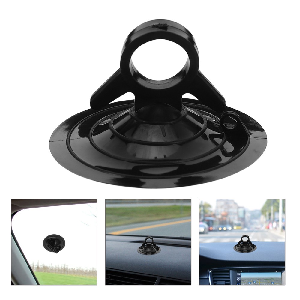 4Pcs Durable Car Windshield Suction Cup Holder Black Strong Suction