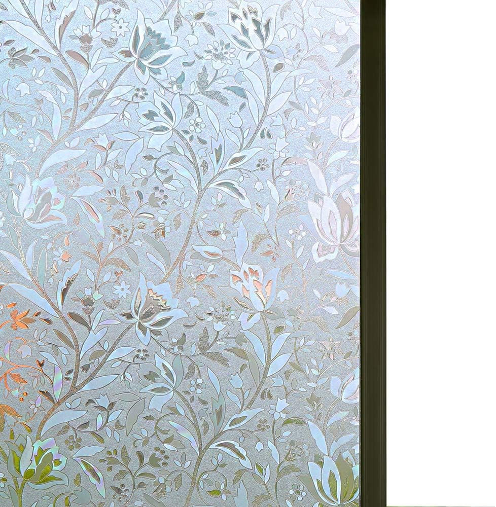 NIVIY Excellent Quality 3D Static Cling Window 17.7" x 78.7", Pure