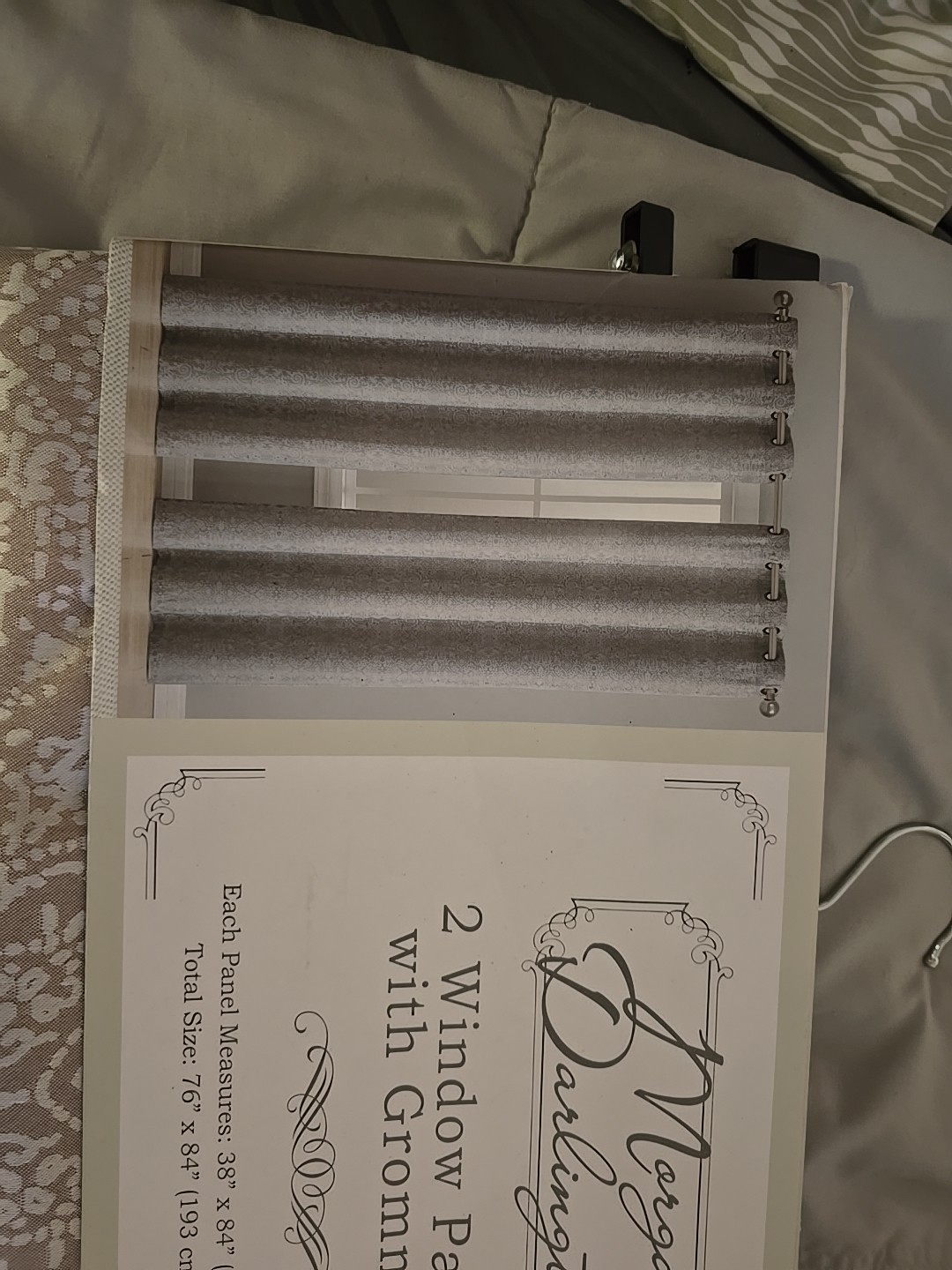 Morgan Darlington Window Elements window curtains 2 panels 38″x84in B24