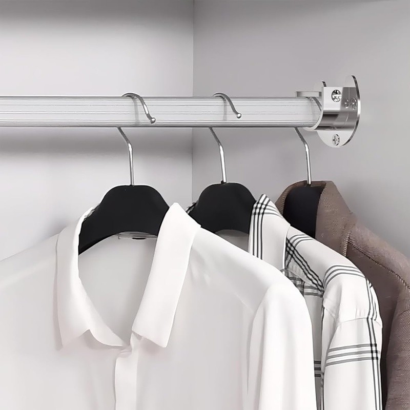 Heavy Duty Stainless Steel U-Shaped Curtain Rod Holders Wall Mount 6 Pack New