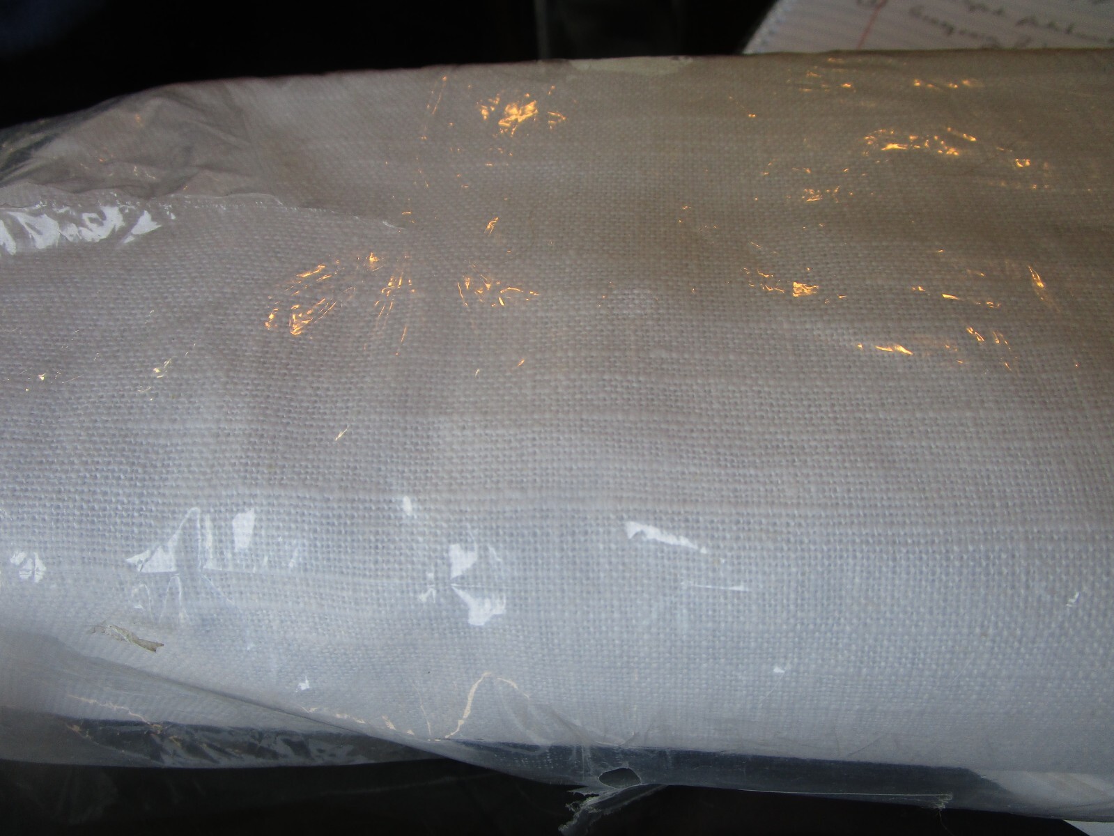 Pottery Barn Emery Roman shade cordless 26 64 light filtering white New