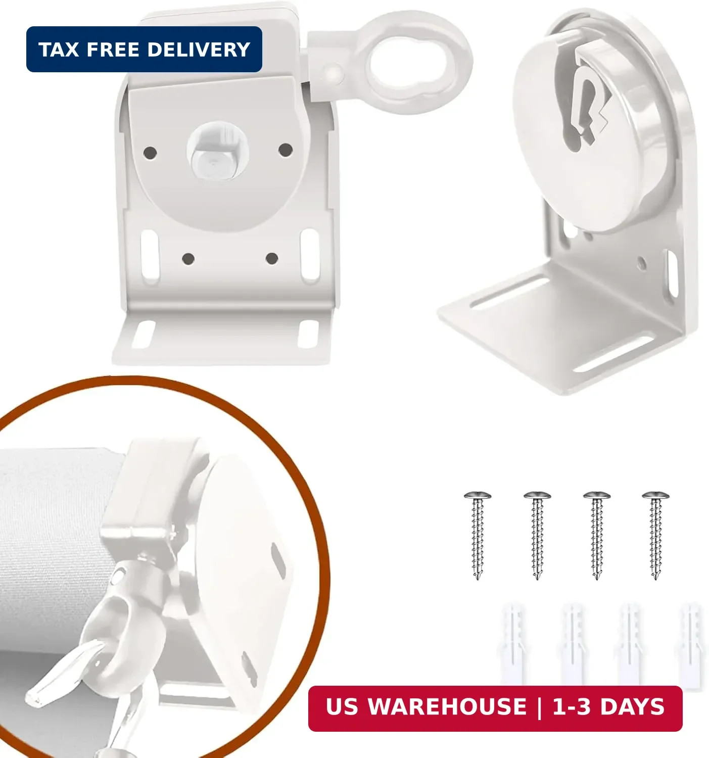 Sun Shade Replacement Parts, Cordless Crank Kit, Roller Blind mounting Bracket,f
