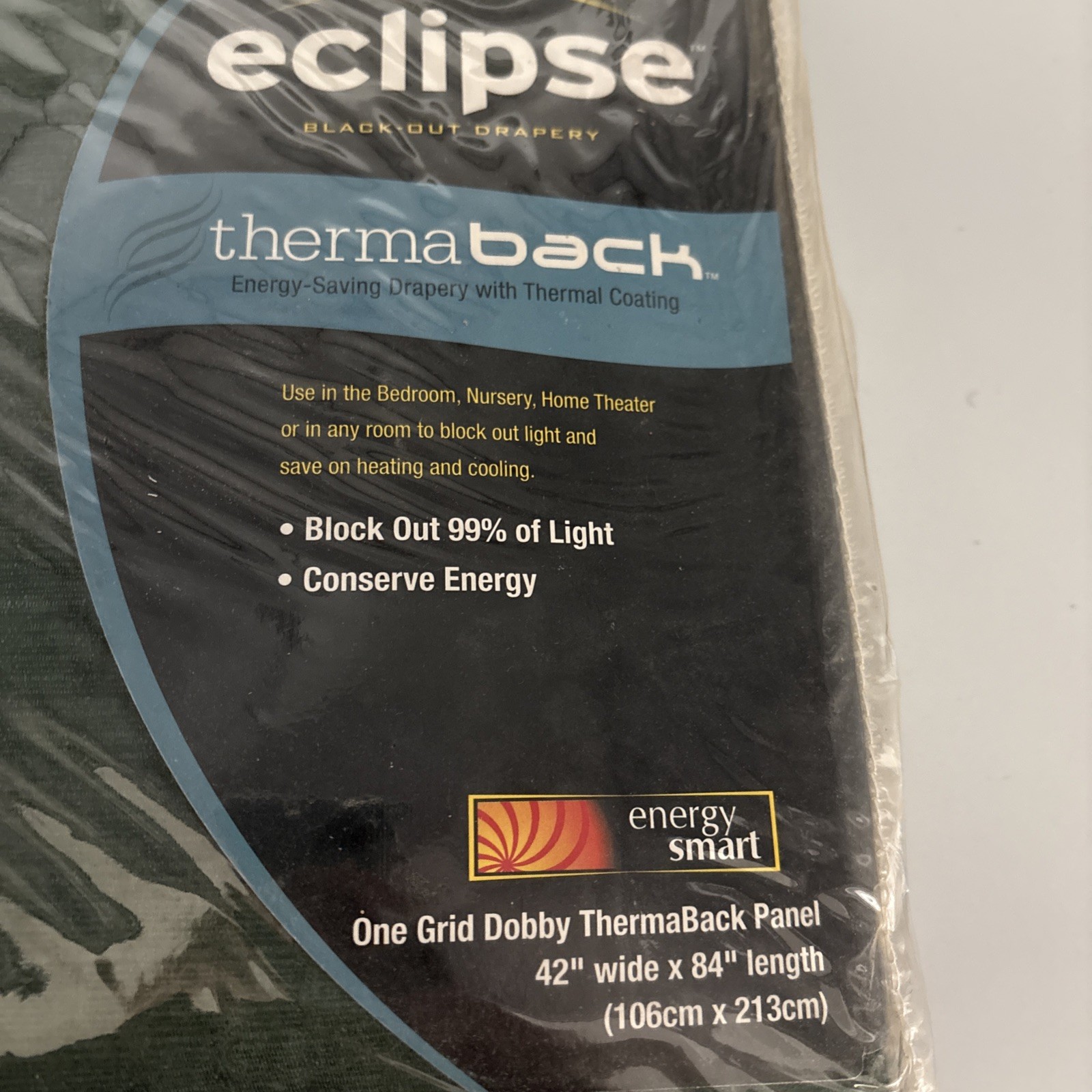 2 Eclipse Blackout Rod Pocket Panels 42″ X 84″ Olive Green NEW IN PACKAGE