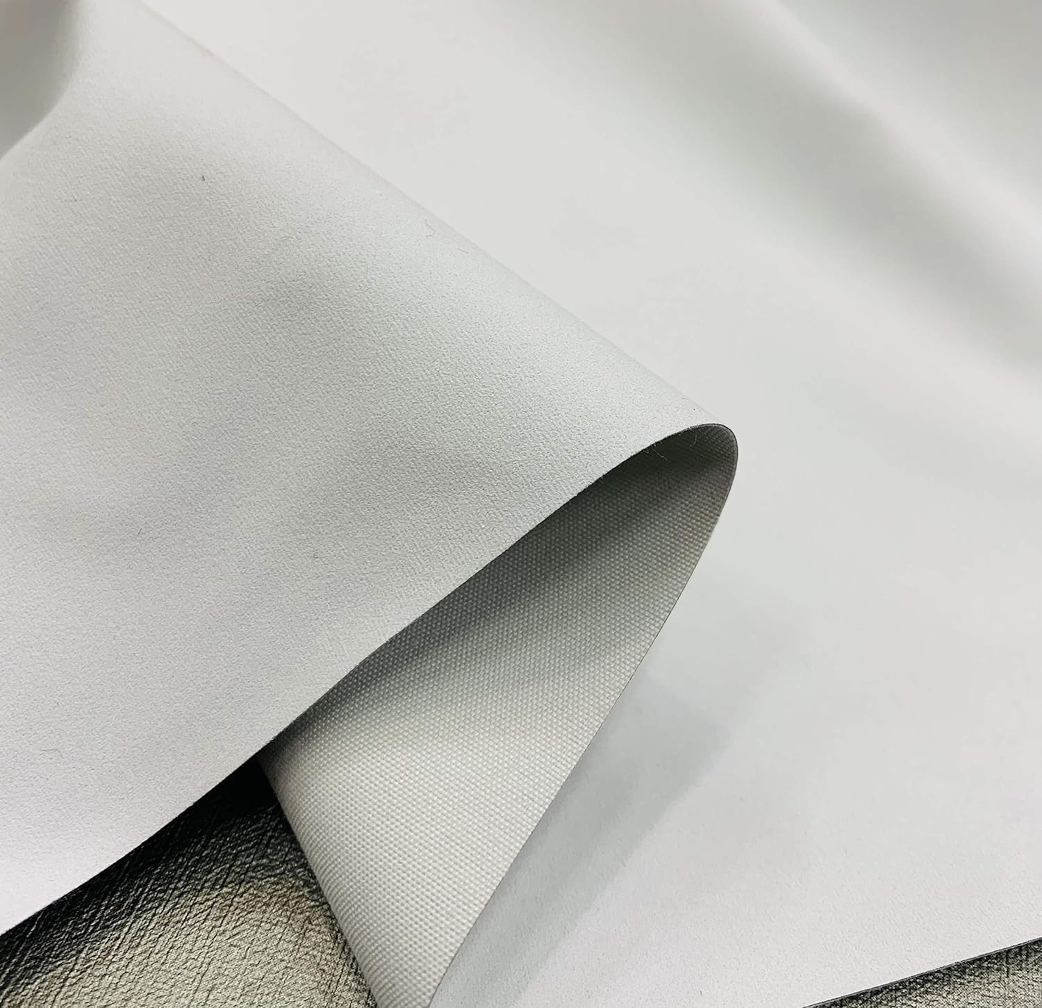 54 Inch 100% Polyester Budget Blackout Drapery Lining Fabric, 25 Yard Roll, Whit