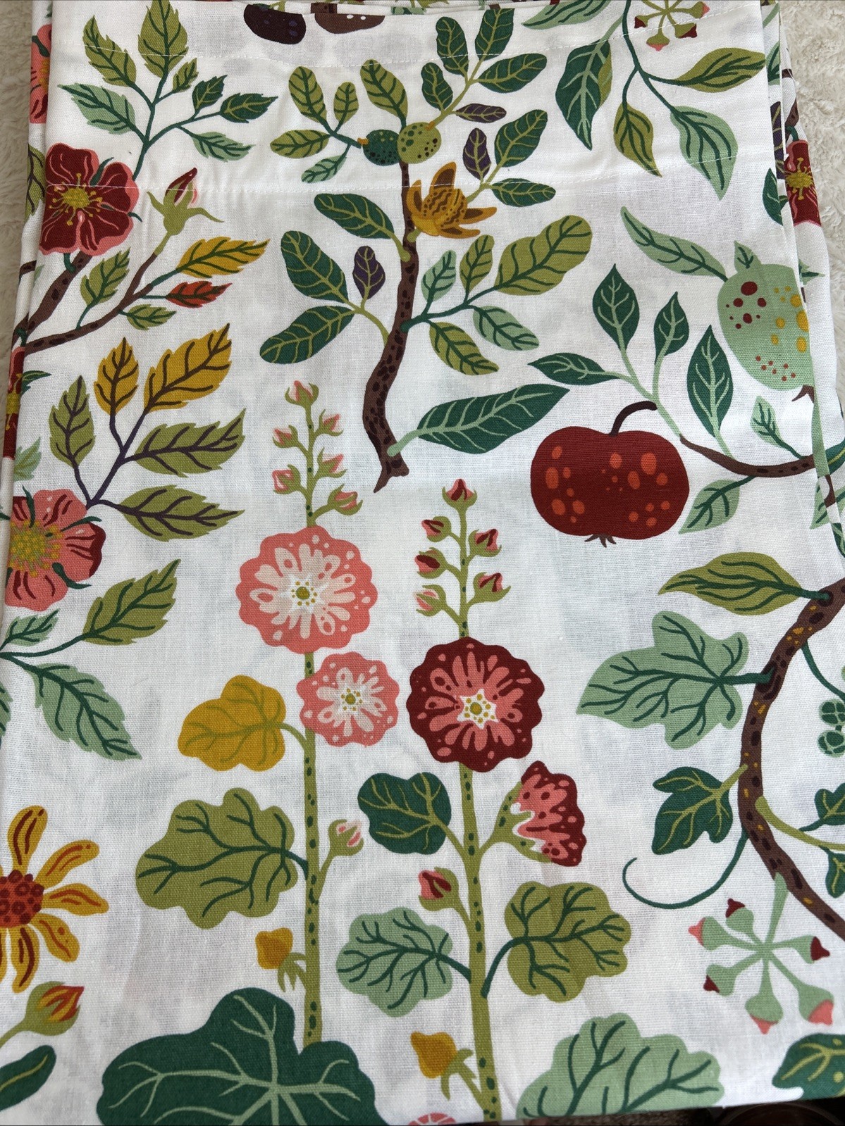 IKEA VILDPERSILJA Multicolor Floral Curtains, 1 pair, 57×98 “