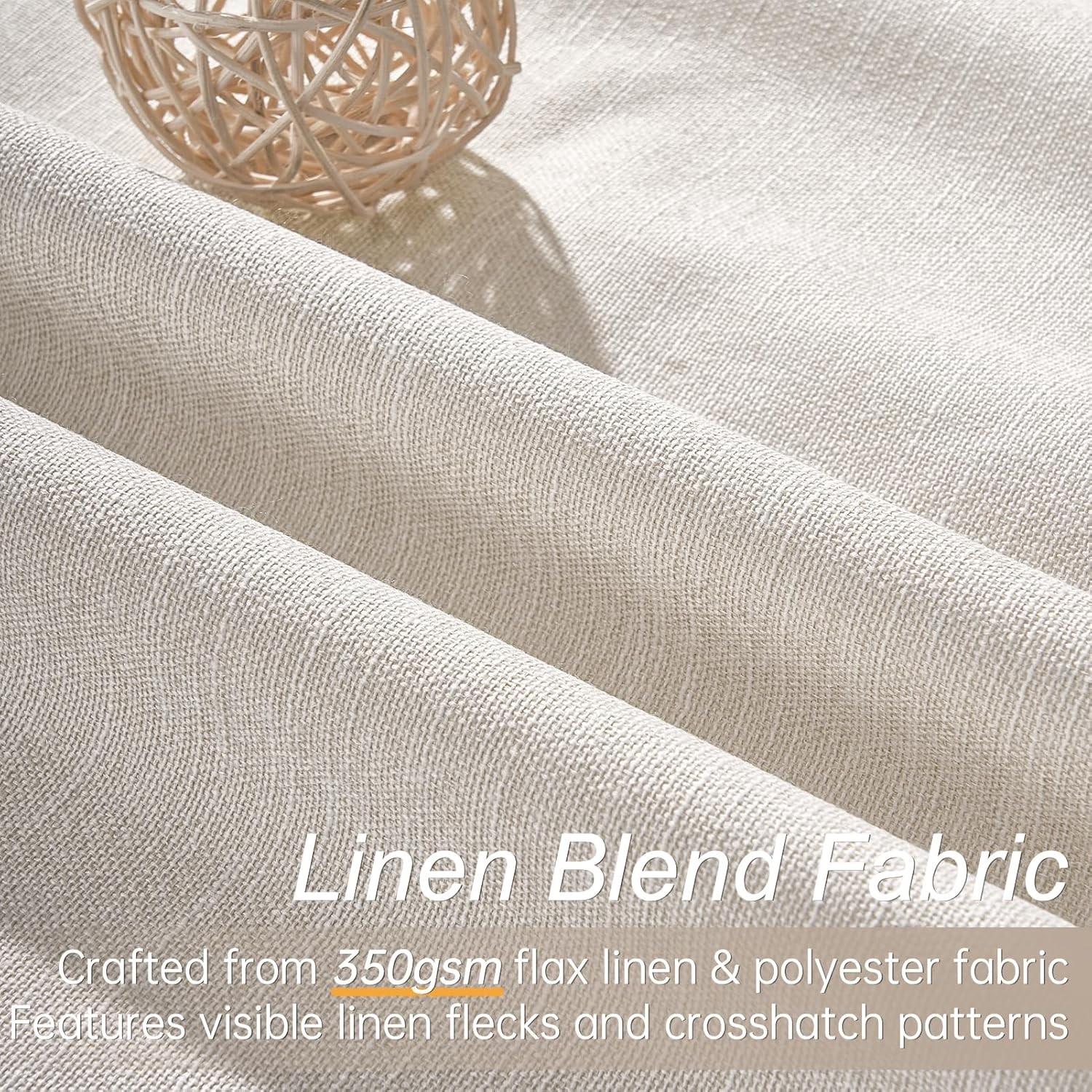 Extra Wide 100 Inch Length Blackout Curtains & Drapes 96 Inches Long 2 Panels