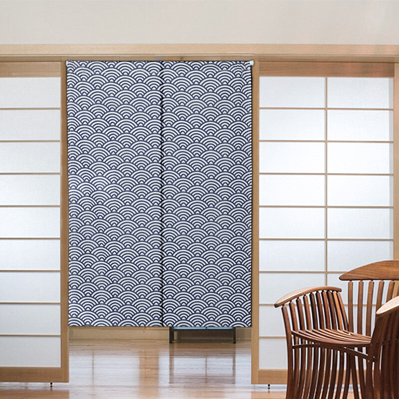 Japanese Noren Door Curtain Tapestry Room Divider Doorway Banner Hanging Drape