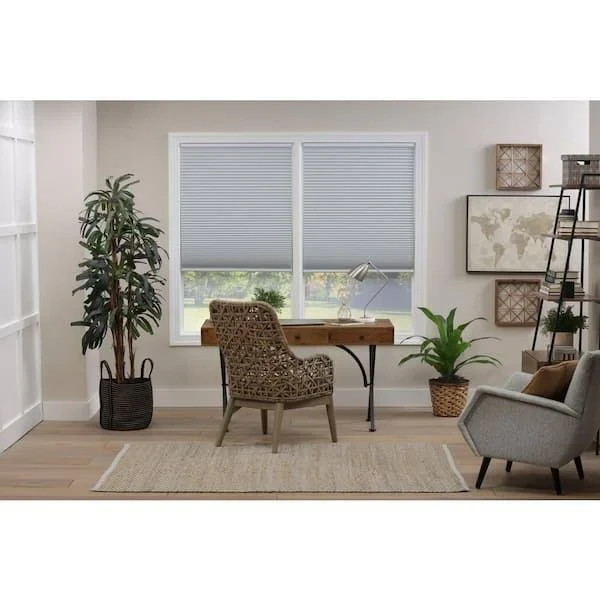 White Cordless Blackout Cellular Shade – 21-1/2″ W x 64″ L