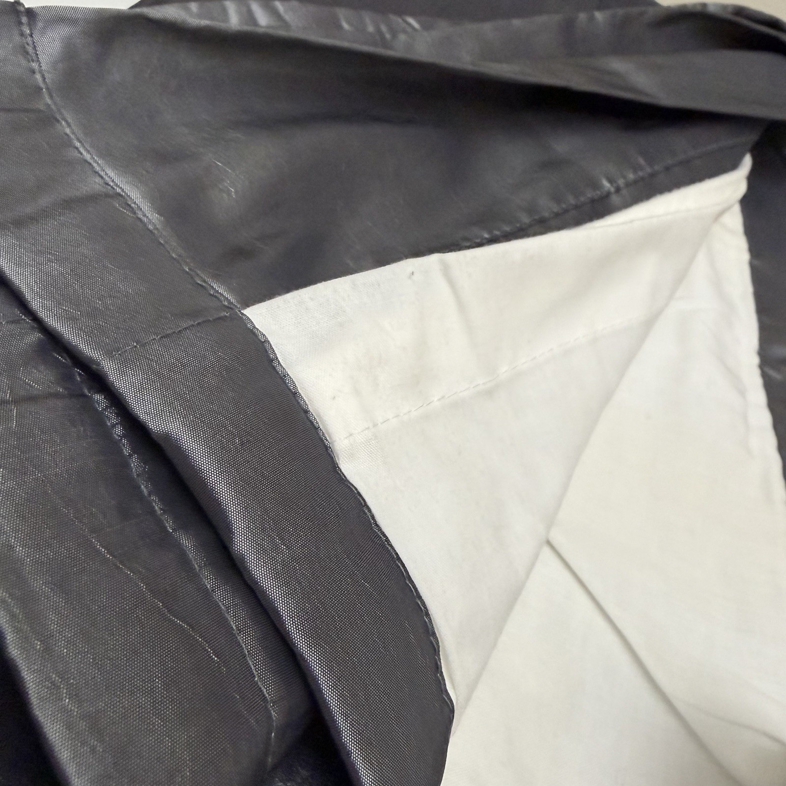 Peri Homeworks Collection Dark Silver 2 Curtain Panels 53” X 83” each one