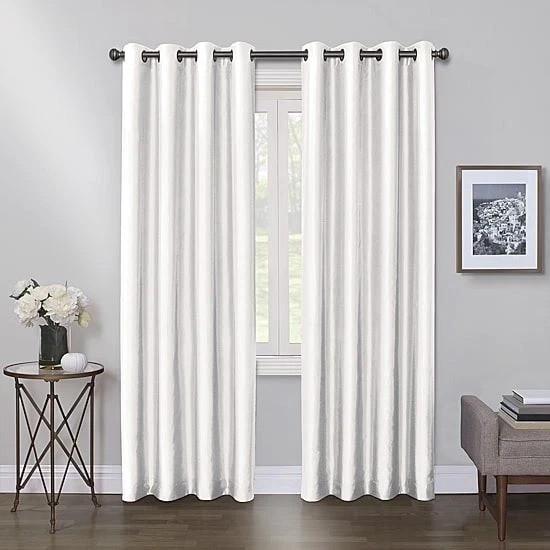 Max Blackout Mystique Grommet Top Curtain Panel 50″ x 84″ 100% Blackout – New