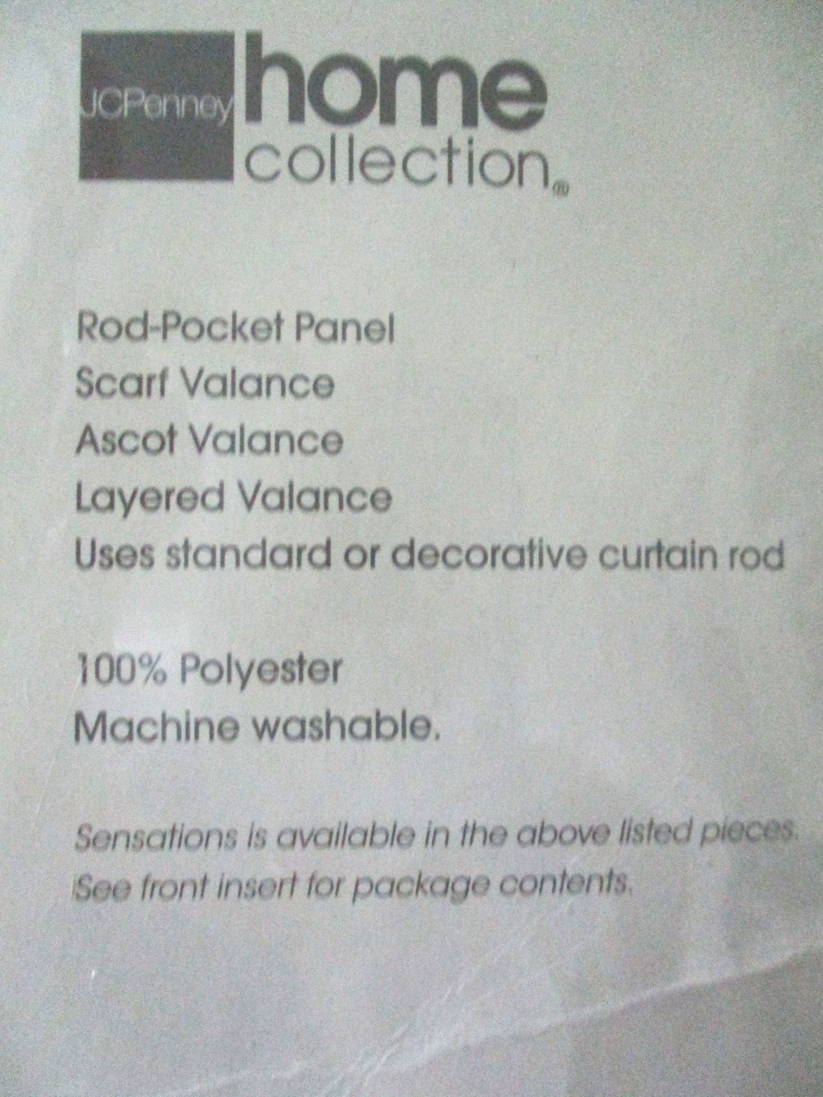 Pennys JCP Home Collection Rod-Pocket Sensations 2 Curtain Panels 84″ Sage Green