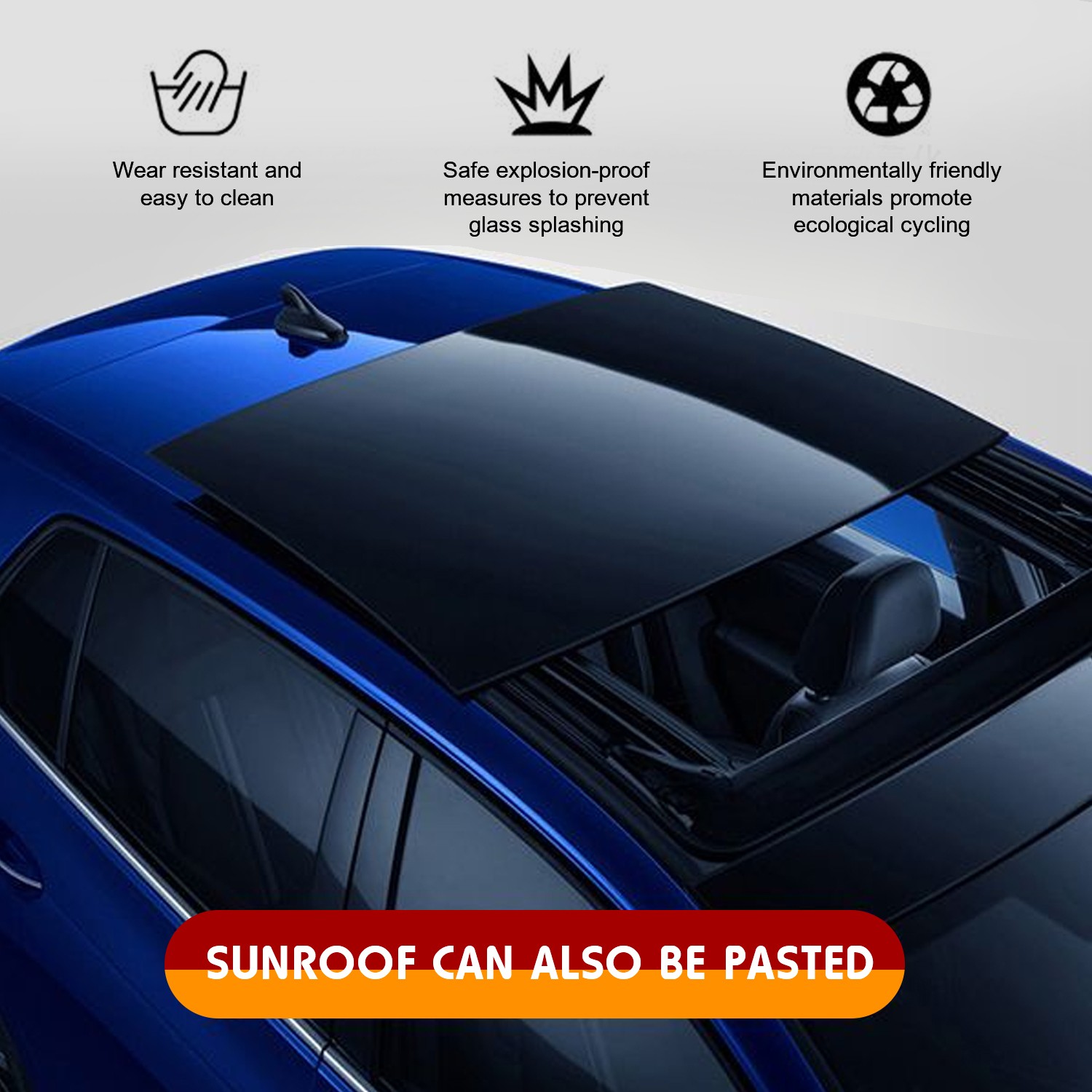 20″ x 10FT/20FT Car Window Tint Film Roll – 5-50% VLT for Car, Home & Office USA
