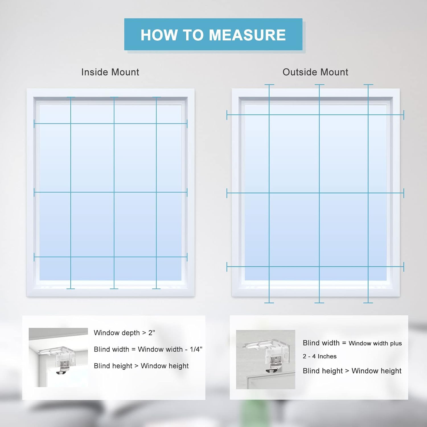 Cordless Blackout Cellular Shades – Room Darkening Blinds 46″ W x 72″ H White