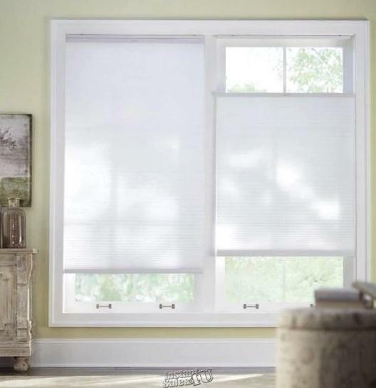Home Decorators Collection-Snow Drift White Light Filtering Shade 29X48