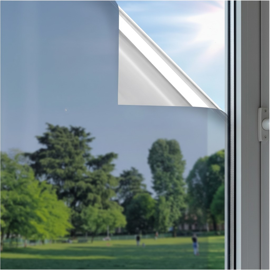 Removable Static Cling Window Privacy Film 17.5 in x 6.5 ft – Easy Installation