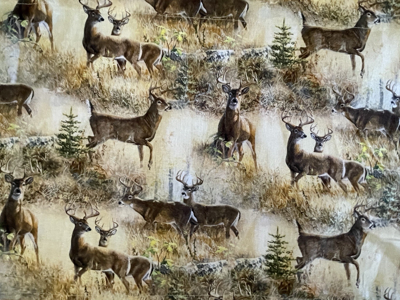 Wild Deer Valance Rustic Home Decor 42″W x 14″L Gift