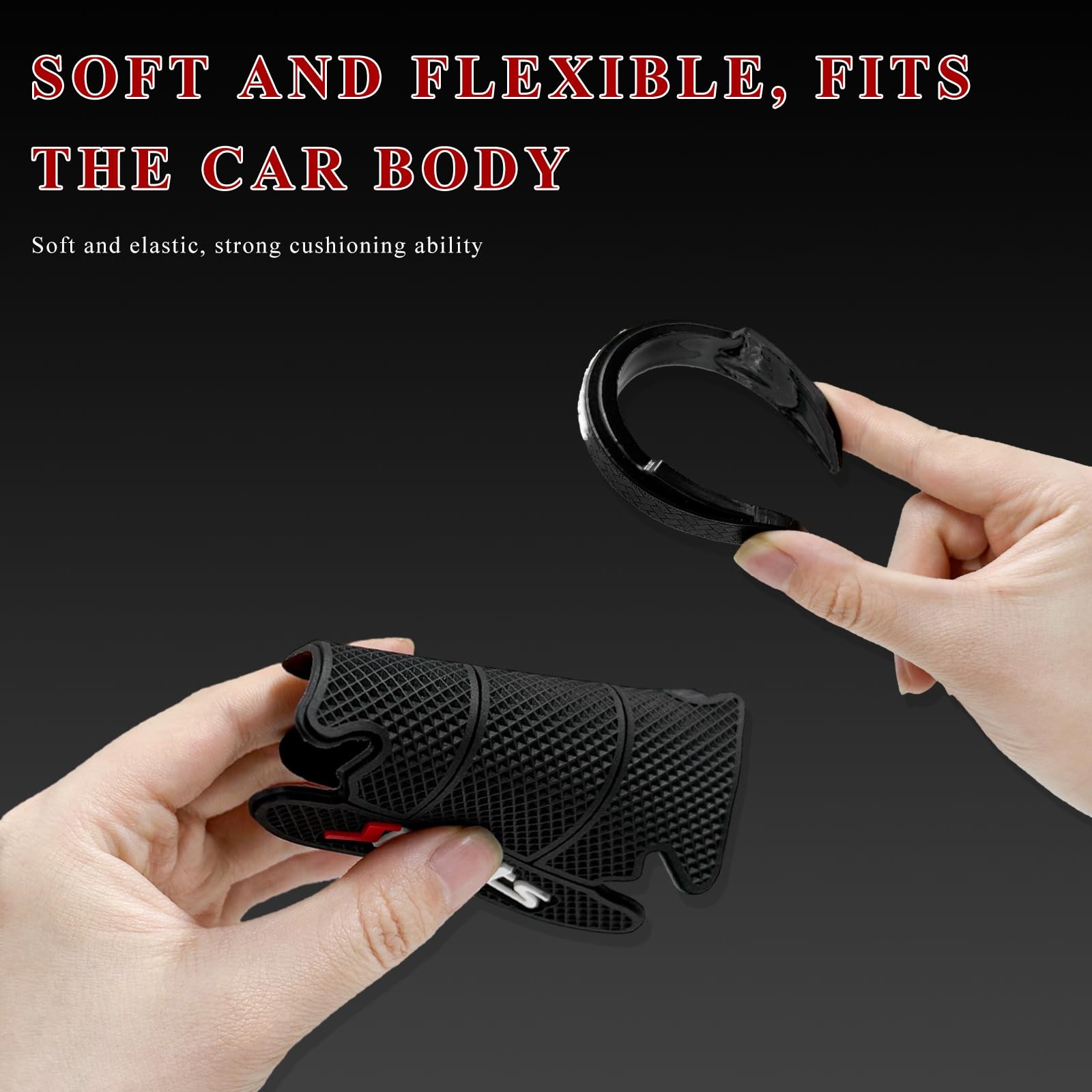 8 PCS Car Door Handle Protector, Waterproof Sports Auto Handle Protectors Bow…