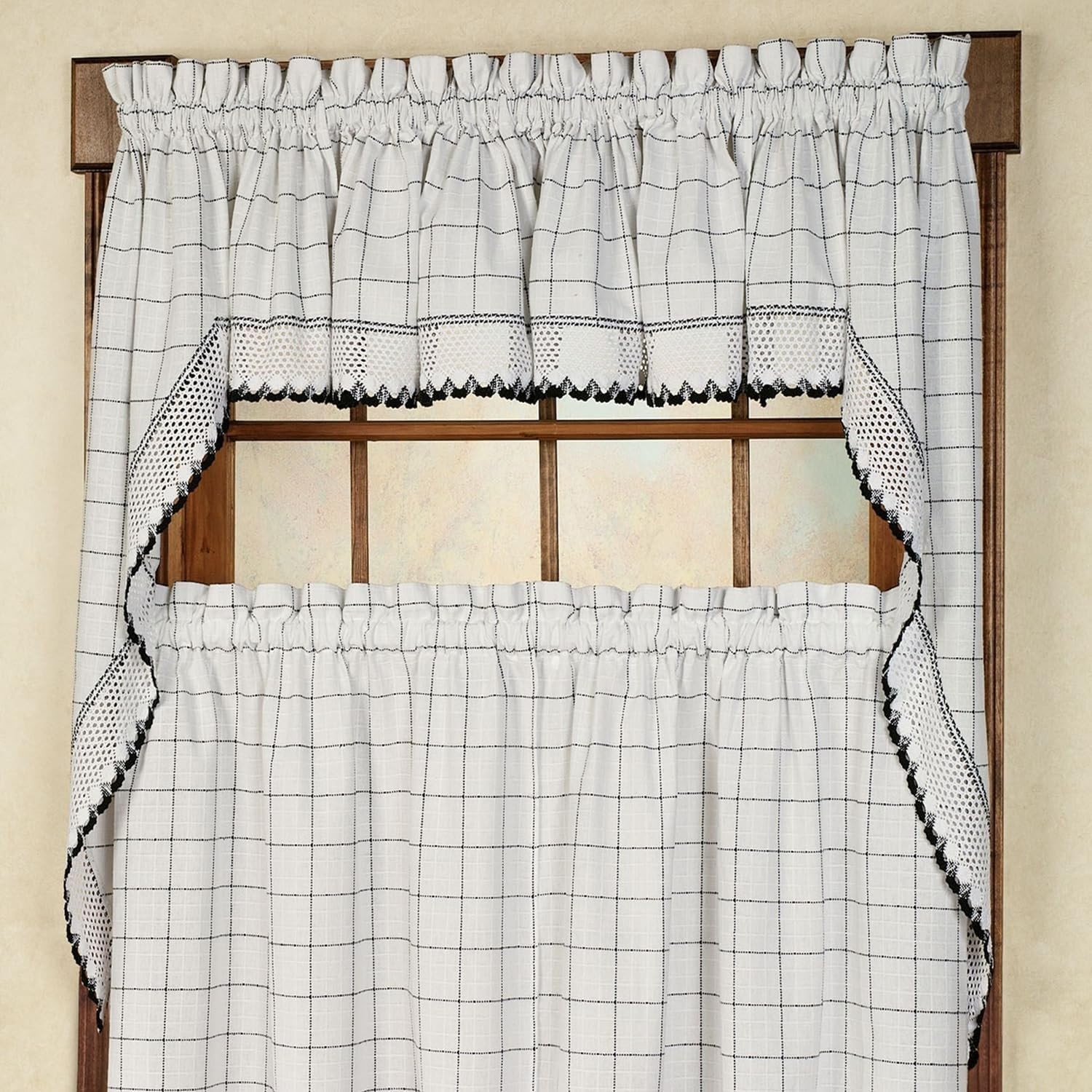 Kitchen Curtains for Windows 40+ Styles & Colors Swag, Valance, Tier Sets & P…