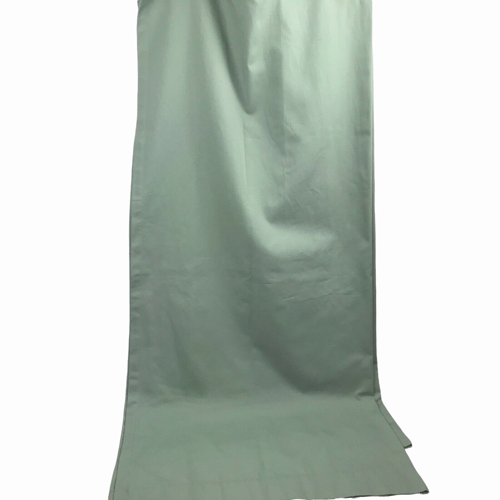 POTTERY BARN Drape Curtain One Panel Unlined Sage Green Rod Pocket 50 x 108