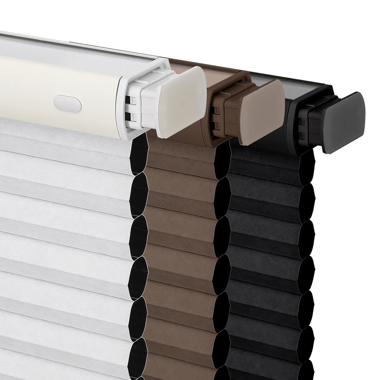Joydeco No Tools No Drill Window Blinds For Indoor Windows Blackout Shades
