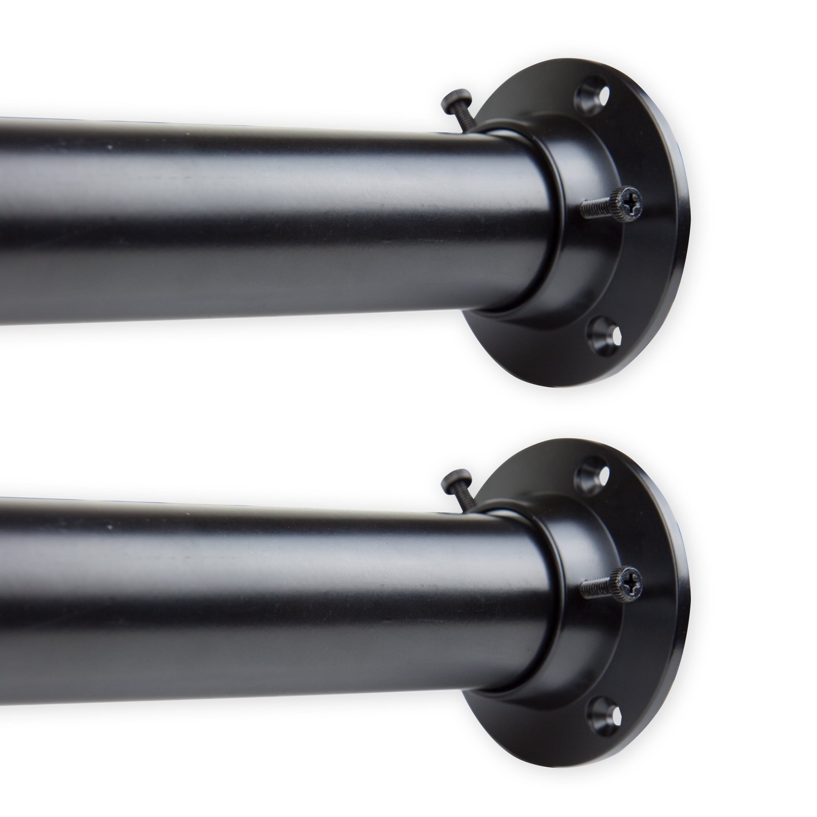 1.5″ Adjustable Closet Rod 28-48 inch & Socket Set Black