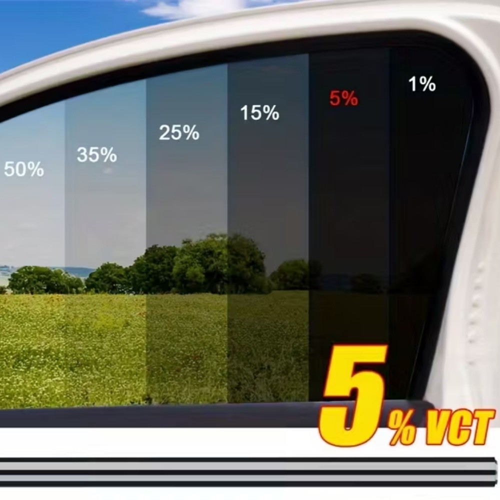 20″x16FT Car Window Tint Film- 5%/35% VLT for Car, Home & Office Privacy Film