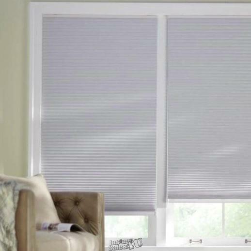 Shadow White Cordless Blackout Cellular Shade – 36 in. W x 72 in. L