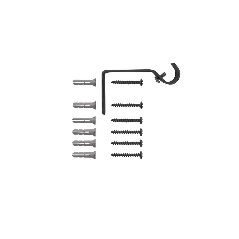Kenney Bronn 3/4″ Standard Decorative Window Curtain Rod 66″-120″ length