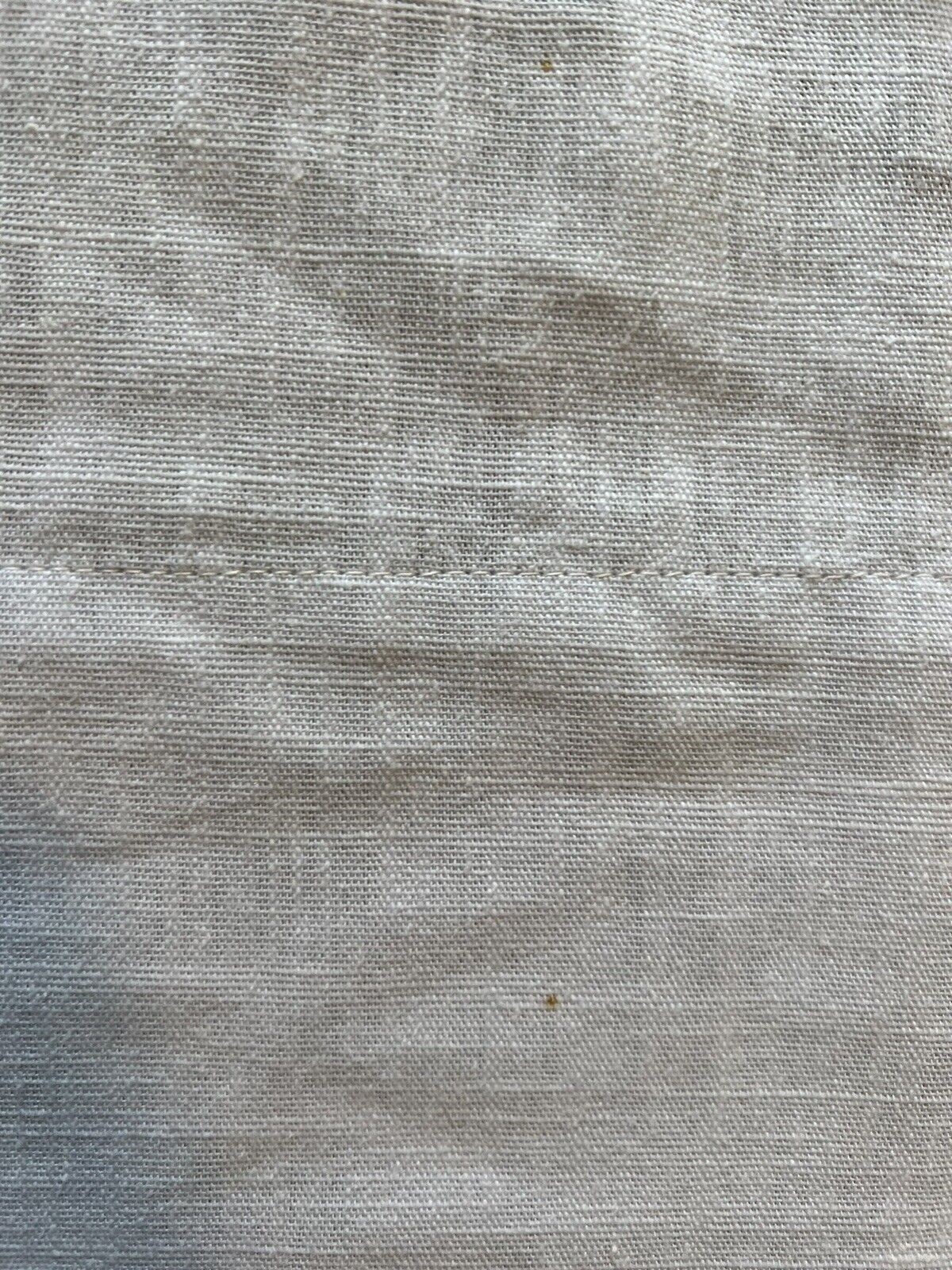 CALVIN KLEIN Linen Blend Elephant Gray Designer 2 Panel Curtain Set 48″ x 93″