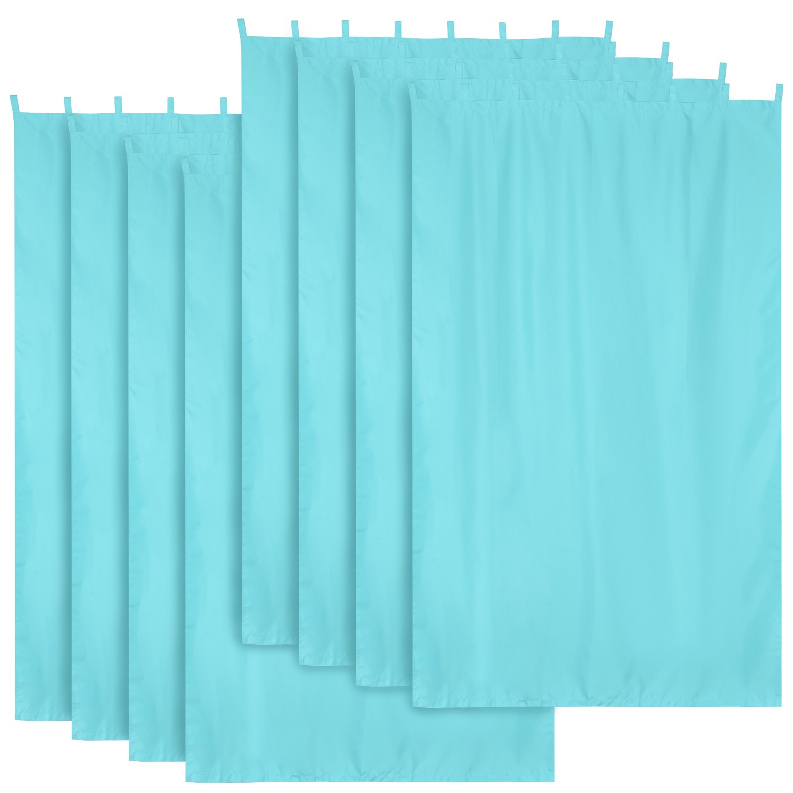 54″x96″ Outdoor Privacy Curtain Tab Top Drape UV30+ Pergola Porch Garden 8 Pack