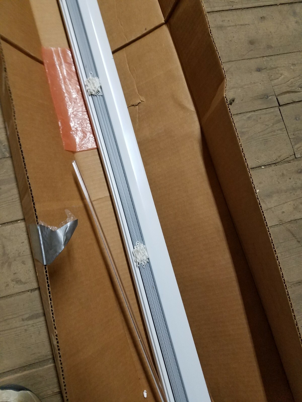 Levolor Mini Window Blind, Mark One 1-3/8 in, 103-1/4″ Wide x 54″ Long, White