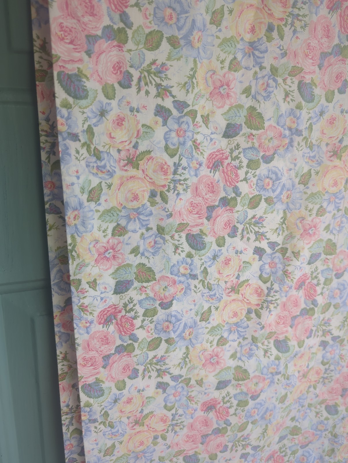 Vintage Laura Ashley Blouson Valance Quartet Floral Cottage Core