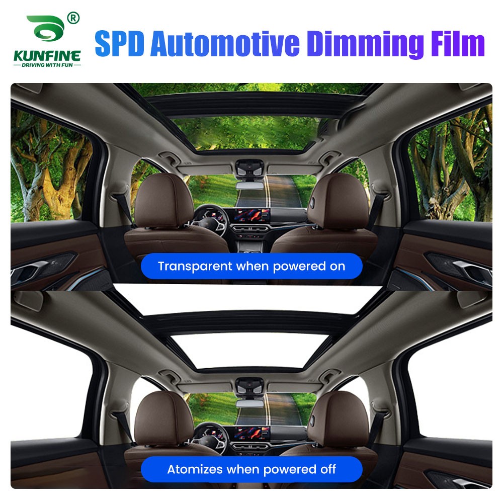 Intelligent Car Front Windshield Window Smart Dimming Film Switchable Glass Film