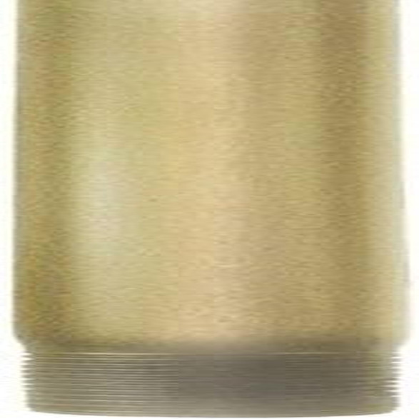 Satin Brass 6-Inch Extension Stem for Ceiling Fans and Fixtures