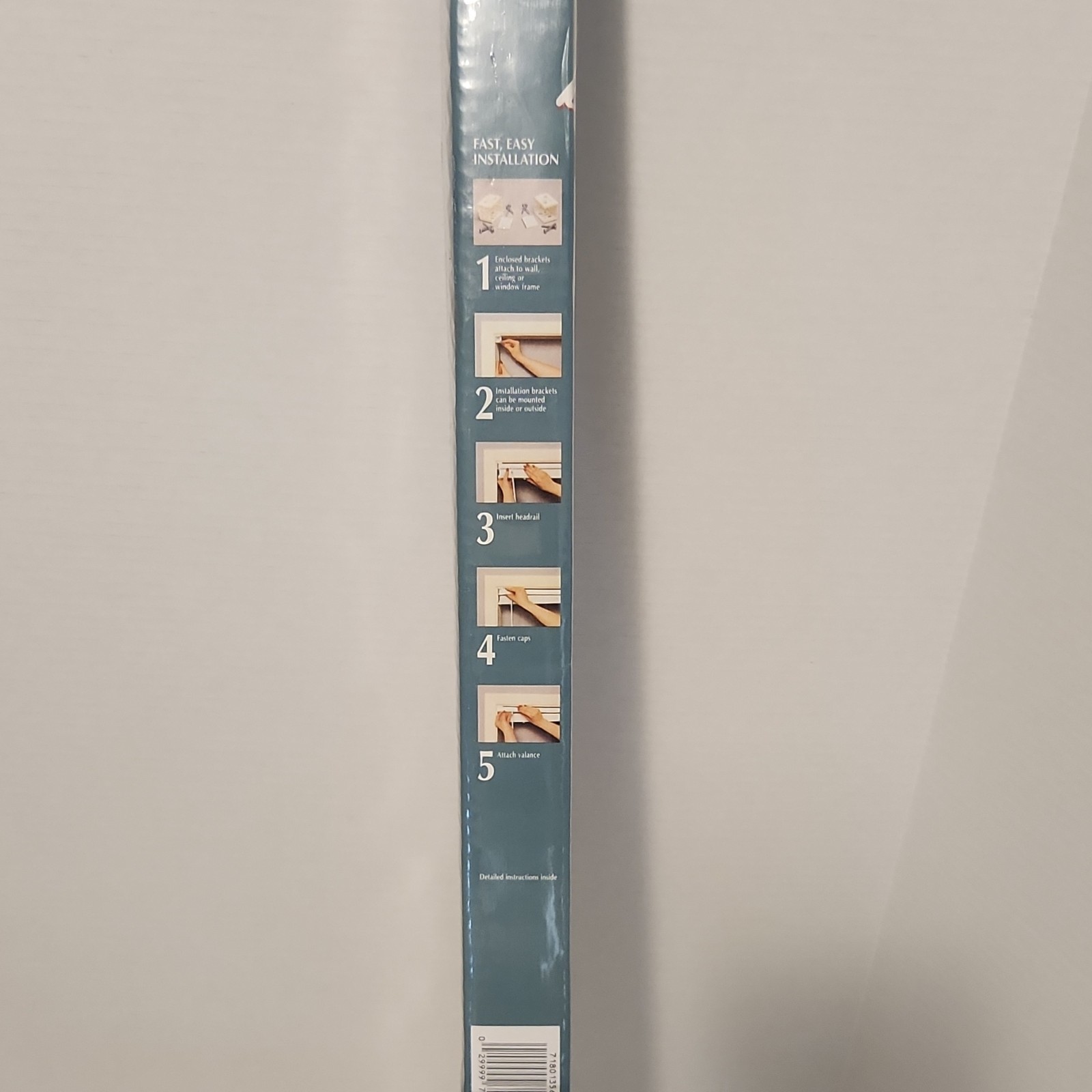 Joanna Mini Blinds Light Filtering Dust Resistant White Window Frame Mounted